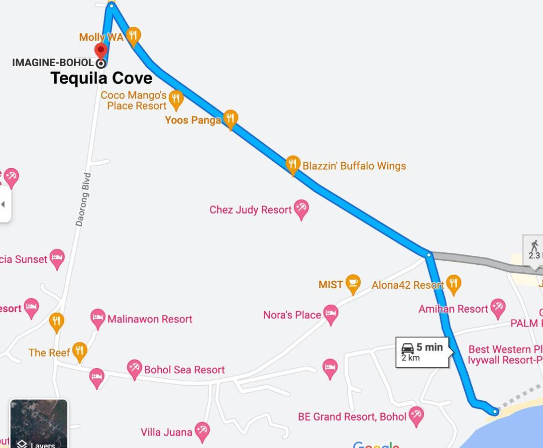 邦劳Tequila Cove住宿加早餐旅馆 外观 照片